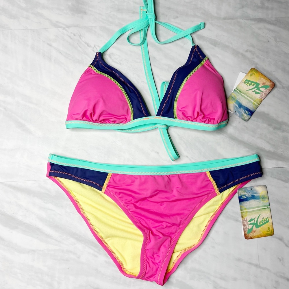 Hobie 2 Piece Bathing Suit Large NWT